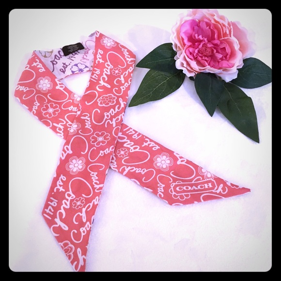 Coach Accessories - Coach skinny scarf